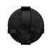 Набор костеров Fabrizio из PU, 4 шт, черный с нанесением логотипа компании