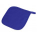 Подарочный набор с фартуком, прихваткой, синий с нанесением логотипа компании
