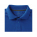 Calgary мужская футболка-поло с коротким рукавом, синий с нанесением логотипа компании