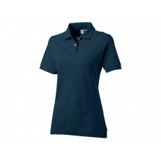 Рубашка поло "Boston" женская, темно-синий с нанесением логотипа компании