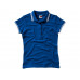 Рубашка поло "Erie" женская, классический синий с нанесением логотипа компании