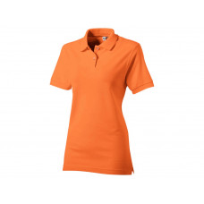 Рубашка поло "Boston" женская, оранжевый с нанесением логотипа компании