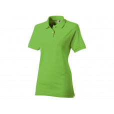 Рубашка поло "Boston" женская, зеленое яблоко с нанесением логотипа компании