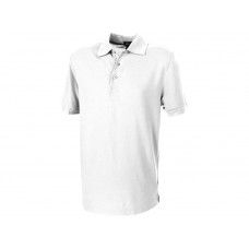 Рубашка поло "Crandall" мужская, белый с нанесением логотипа компании