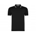 Рубашка поло "Montreal" мужская, черный/белый с нанесением логотипа компании Рубашка поло "Montreal" мужская, черный/белый с нанесением логотипа компании