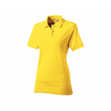 Рубашка поло "Boston" женская, желтый с нанесением логотипа компании