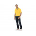Рубашка поло "Boston" мужская, желтый с нанесением логотипа компании