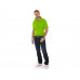 Рубашка поло "Boston" мужская, зеленое яблоко с нанесением логотипа компании