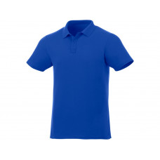 Рубашка поло Liberty мужская, синий с нанесением логотипа компании
