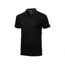 Рубашка поло "Advantage" мужская, черный с нанесением логотипа компании