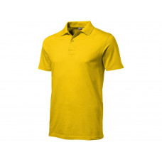 Рубашка поло "First" мужская, золотисто-желтый с нанесением логотипа компании