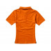 Calgary женская футболка-поло с коротким рукавом, оранжевый с нанесением логотипа компании