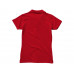 Рубашка поло "First" женская, красный с нанесением логотипа компании