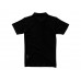 Рубашка поло "Advantage" мужская, черный с нанесением логотипа компании