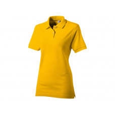 Рубашка поло "Boston" женская, золотисто-желтый с нанесением логотипа компании