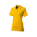 Рубашка поло "Boston" женская, золотисто-желтый с нанесением логотипа компании