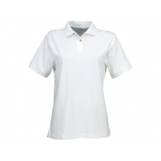 Рубашка поло "Boston 2.0" женская, белый с нанесением логотипа компании
