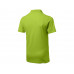 Рубашка поло "First 2.0" мужская, зеленое яблоко с нанесением логотипа компании