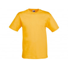 Футболка "Heavy Super Club" детская, золотисто-желтый с нанесением логотипа компании