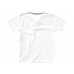Рубашка поло "First" детская, белый с нанесением логотипа компании