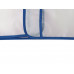 Дождевик "Providence", прозрачный/синий с чехлом с нанесением логотипа компании