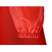 Дождевик - пончо "Galaxy" со светоотражающими элементами, красный с нанесением логотипа компании
