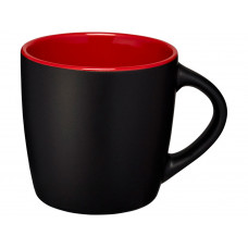 Керамическая чашка Riviera, черный/красный