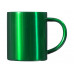 Стальная кружка с двойными стенками "Altai", зеленый с нанесением логотипа компании
