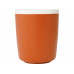 Керамическая кружка Lilio объемом 310 мл - Оранжевый с нанесением логотипа компании