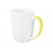 Кружка "Good Day" 320мл, белый/желтый с нанесением логотипа компании
