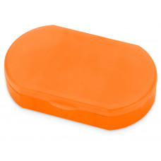 Футляр для мелочей, оранжевый с нанесением логотипа компании