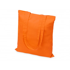 Сумка из хлопка «Carryme 105», оранжевый с нанесением логотипа компании