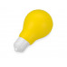 Антистресс «Лампочка», желтый с нанесением логотипа компании