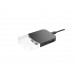 USB хаб «Mini iLO Hub», черный с нанесением логотипа компании