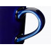 Чайная пара базовой формы Lotos, 250мл, темно-синий с нанесением логотипа компании