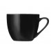 Чайная пара базовой формы Lotos, 250мл, черный с нанесением логотипа компании