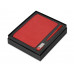 Подарочный набор "Notepeno", красный с нанесением логотипа компании