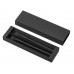 Набор из ручки и вечного карандаша из переработанной бумаги "Recycled Duo", черный с нанесением логотипа компании
