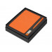 Подарочный набор "Notepeno", оранжевый с нанесением логотипа компании