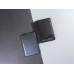 Портмоне с зарядным устройством «INE», 3000 mAh, черный с нанесением логотипа компании