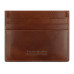 Портмоне для кредитных карт BUGATTI АРИСТОКРАТ | NOBILE, с защитой данных RFID, коричневое, натуральная воловья кожа, 10х0,3х8 см с нанесением логотипа компании