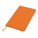 Блокнот Spectrum A5, оранжевый с нанесением логотипа компании