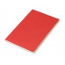 Блокнот «Wispy» линованный в мягкой обложке, красный (P) с нанесением логотипа компании