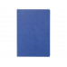 Блокнот «Wispy» линованный в мягкой обложке, синий с нанесением логотипа компании