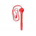 Ручка шариковая с мыльными пузырями, красный с нанесением логотипа компании