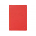 Блокнот «Wispy» линованный в мягкой обложке, красный с нанесением логотипа компании