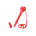 Ручка шариковая с мыльными пузырями, красный с нанесением логотипа компании