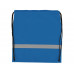 Рюкзак "Россел", синий с черными шнурками с нанесением логотипа компании