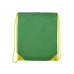 Рюкзак- мешок Clobber, зеленый/желтый с нанесением логотипа компании