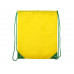 Рюкзак- мешок Clobber, желтый/зеленый с нанесением логотипа компании